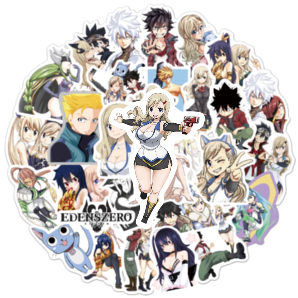 Bộ 50/25/10 Miếng Dán Hoạt Hình Graffiti Trang Trí Vali/Laptop