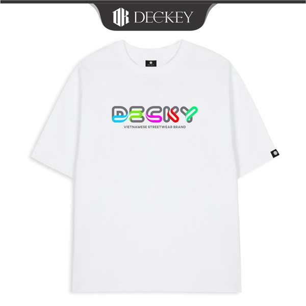 Áo Thun Cotton Unisex Nam Nữ Form Rộng Local Brand DECKEY COLORFUL