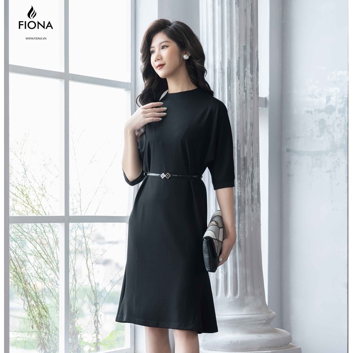 Đầm Cotton Nữ FIONA, Đầm Đuôi Cá Thiết Kế Kèm Đai Eo Mã F420862