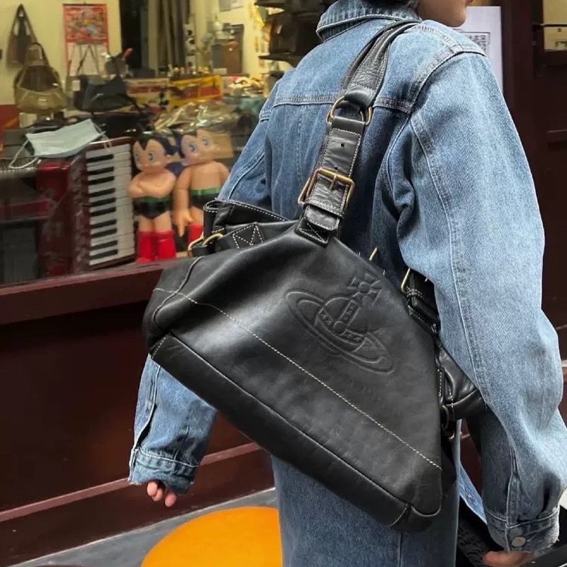 (FREESHIP - SHIP HỎA TỐC) Túi Vivienne westwood Queen đeo vai nữ phong cách retro - Balo xách 1 bên mang đi học