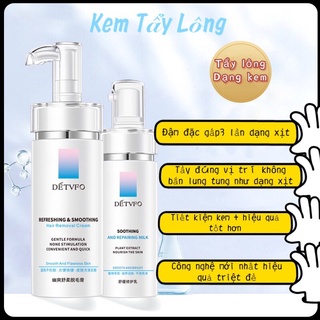 Kem Tẩy lông cấp ẩm và dưỡng da