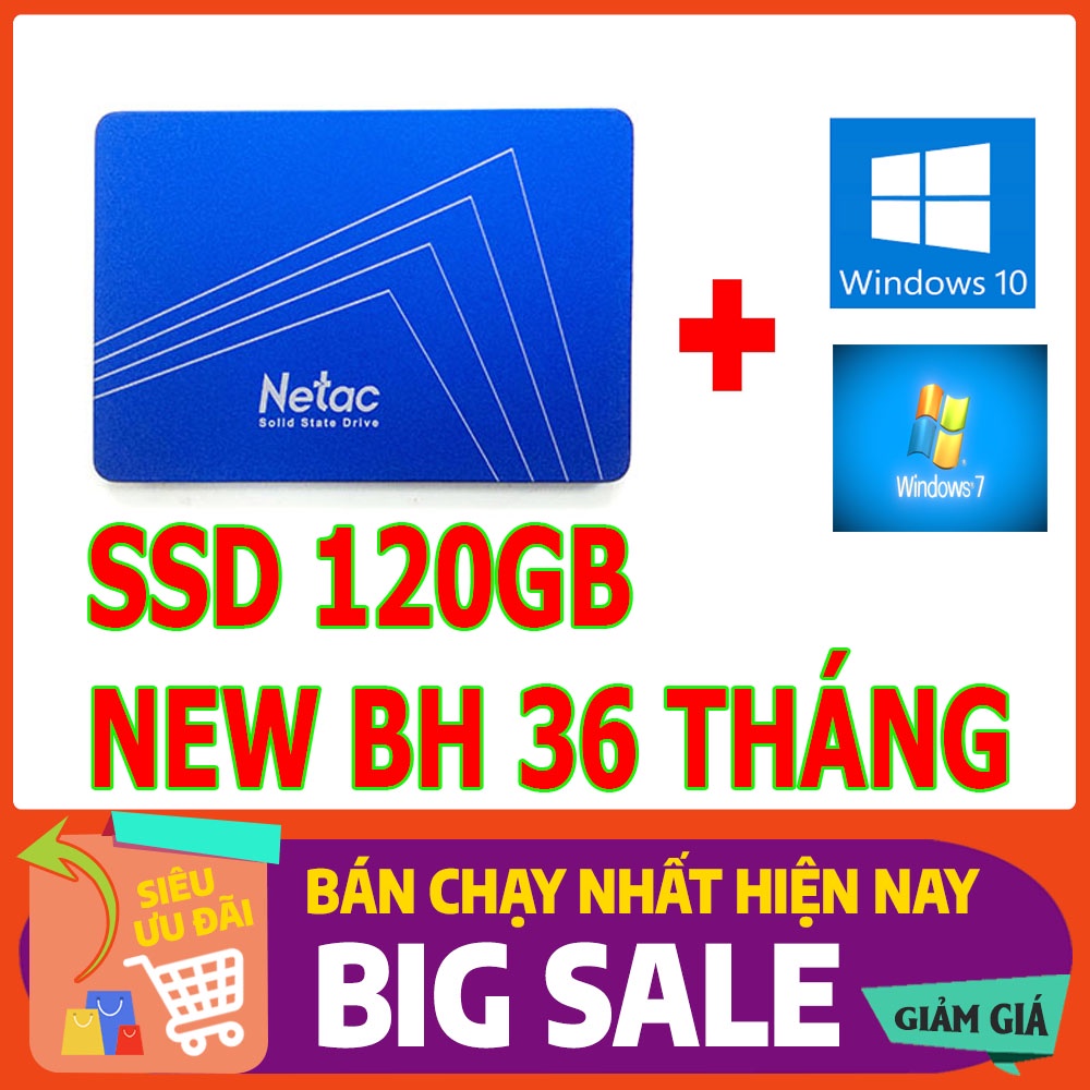 Ổ CỨNG SSD 120GB + WIN 10 ĐÃ CÀI SẴN