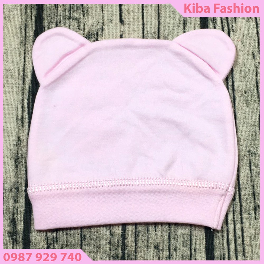 Mũ cotton sơ sinh cao cấp cho bé