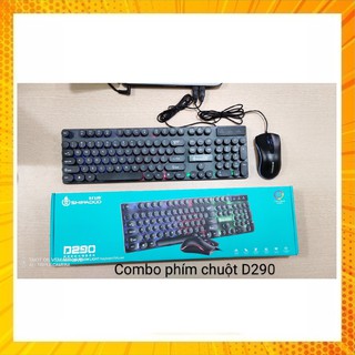 Combo bàn Phím Chuột Led Shipadoo d290
