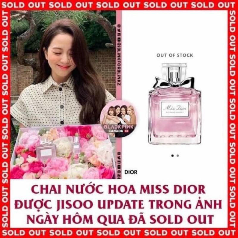 Nước Hoa Miss Dior 5ml unbox