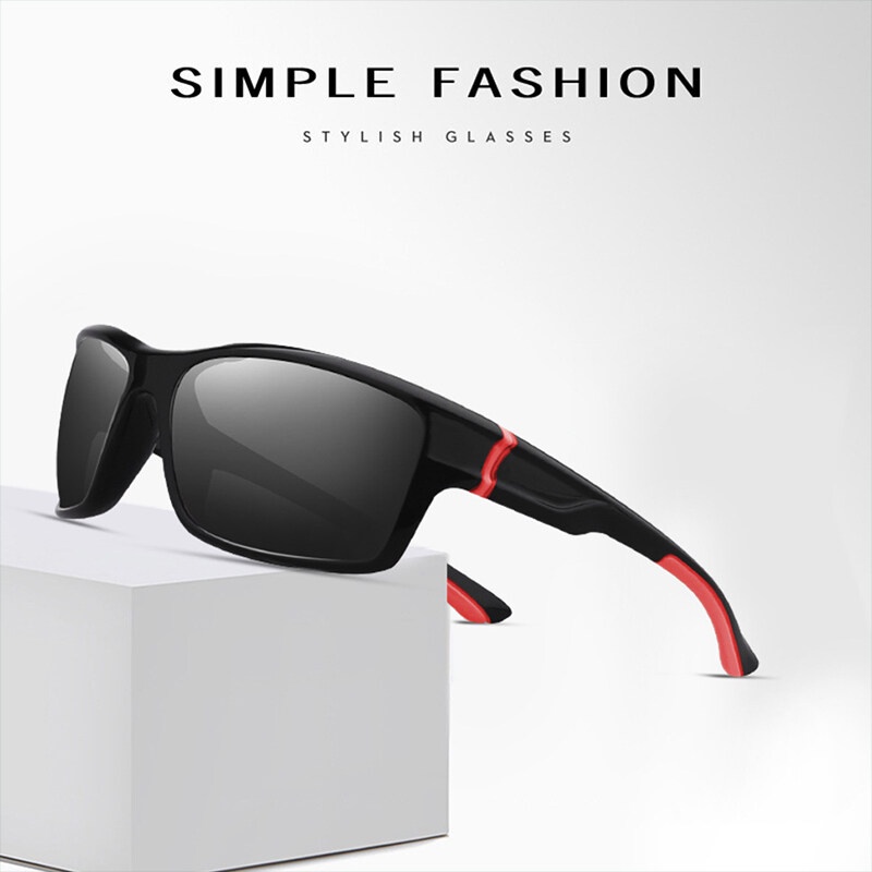Kính Mát Phân Cực Chống Tia UV400 Phong Cách Thể Thao Thời Trang Cho Nam