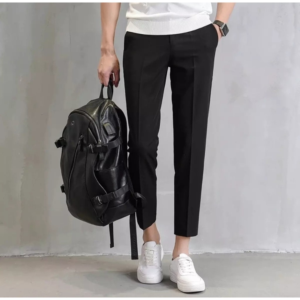 Quần tây âu (2 Màu ĐEN XANH) Nam Nữ Unisex [Thời trang nam] | BigBuy360 - bigbuy360.vn