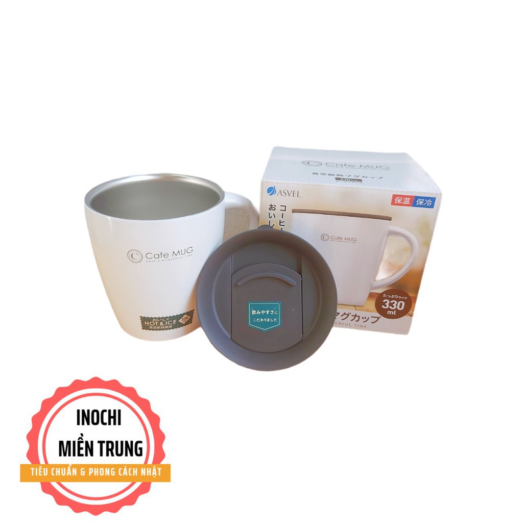 Cốc cà phê cách nhiệt, ly đựng cafe giữ nhiệt Mug Nhật bản (MG-T330) 330ml (VUI LÒNG IB SHOP ĐỂ CHỌN MÀU HIỆN CÓ)