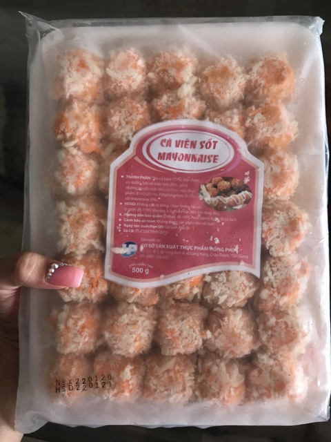 Cá viên sốt mayonnaise 500g 35v ( nhận giao hàng khu vực hcm, khách tỉnh mua sll) | BigBuy360 - bigbuy360.vn