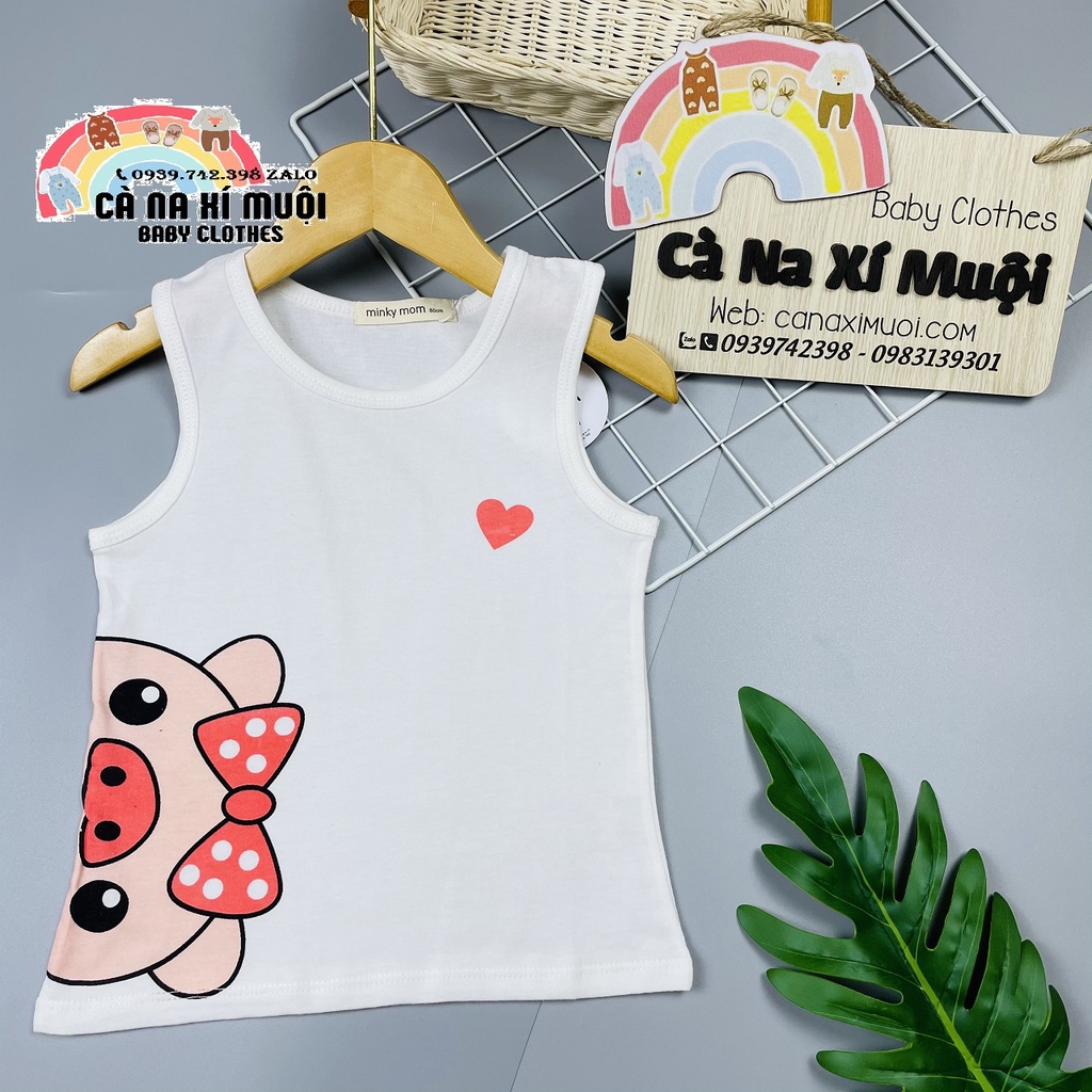 Áo 3 Lỗ Minky_mom CottonFreeShip cực đẹp cho bé 7-19kg