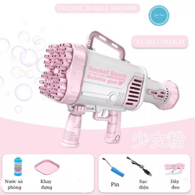 Đồ Chơi Bắn Bong Bóng 32 Nòng, Đồ Chơi Bắn Bóng Siêu Mạnh (Tặng Nước) Đồ chơi hot 2022 TONGKHOHANGTHAI1