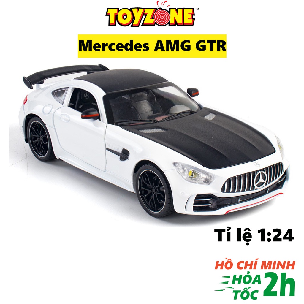 Mô Hình Xe Mercedes AMG GTR 1:24 hãng Chezhi - Có Hộp Đựng