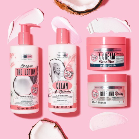 Bơ dưỡng thể A Cream Come True Luminous Body Butter Soap &amp; Glory hương kem dừa cấp ẩm, sáng da lưu hương lâu 300ML