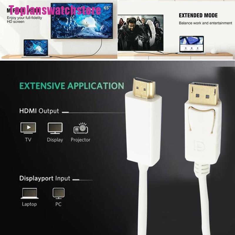 Cáp ChuyểN ĐổI Âm Thanh / Video / PC HDTV 1080P DP Sang HDMI Chuyên DụNg