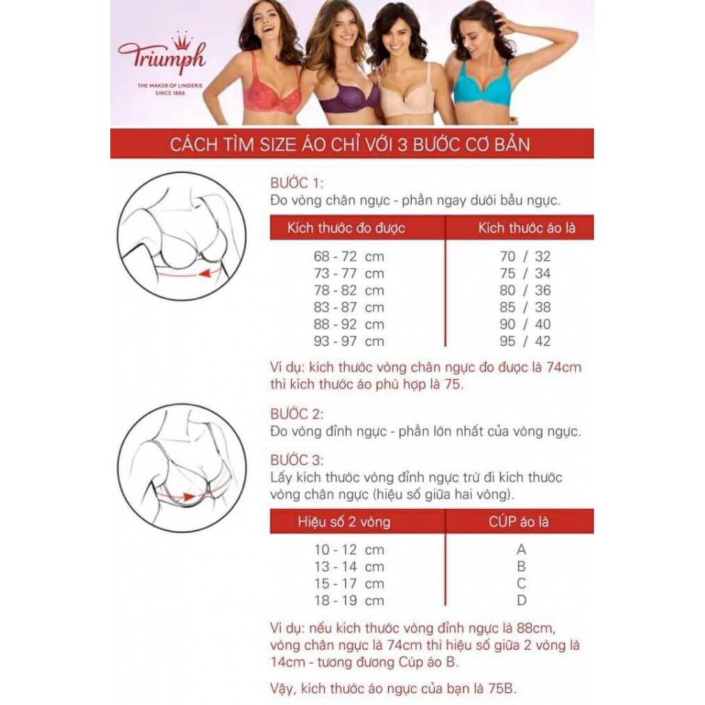 Áo Lót Triumph Fashion 921 WHPD CHÍNH HÃNG