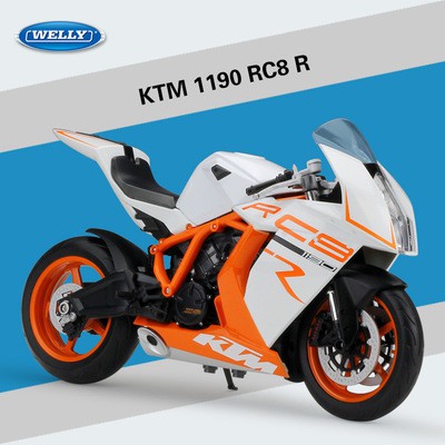 [TF] Mô hình xe moto Welly KTM 1190 RC8 và RC8 R tỷ lệ 1:10