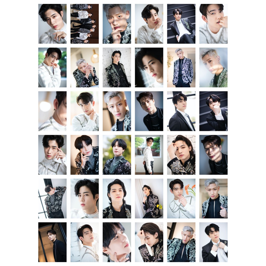 Lomo card 52 ảnh GOT7 - DYE bộ ảnh Naver x Dispatch