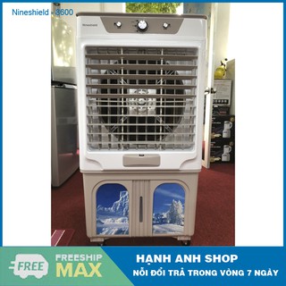 [ Thuơng Hiệu Thái Lan ] - Quạt Điều hòa không khí Nineshield KB-8600 - Quạt Hơi Nước Công Suất Lớn 80L - Bảo Hành 1 năm