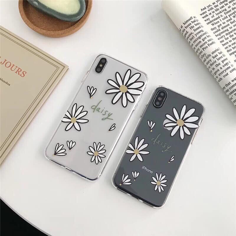 Ốp lưng iphone in hình hoa Daisy 6 6S 6Plus 6S Plus 7 8 7Plus 8Plus X XSMax 11 11 Pro 11 ProMax - Infinity Case M48