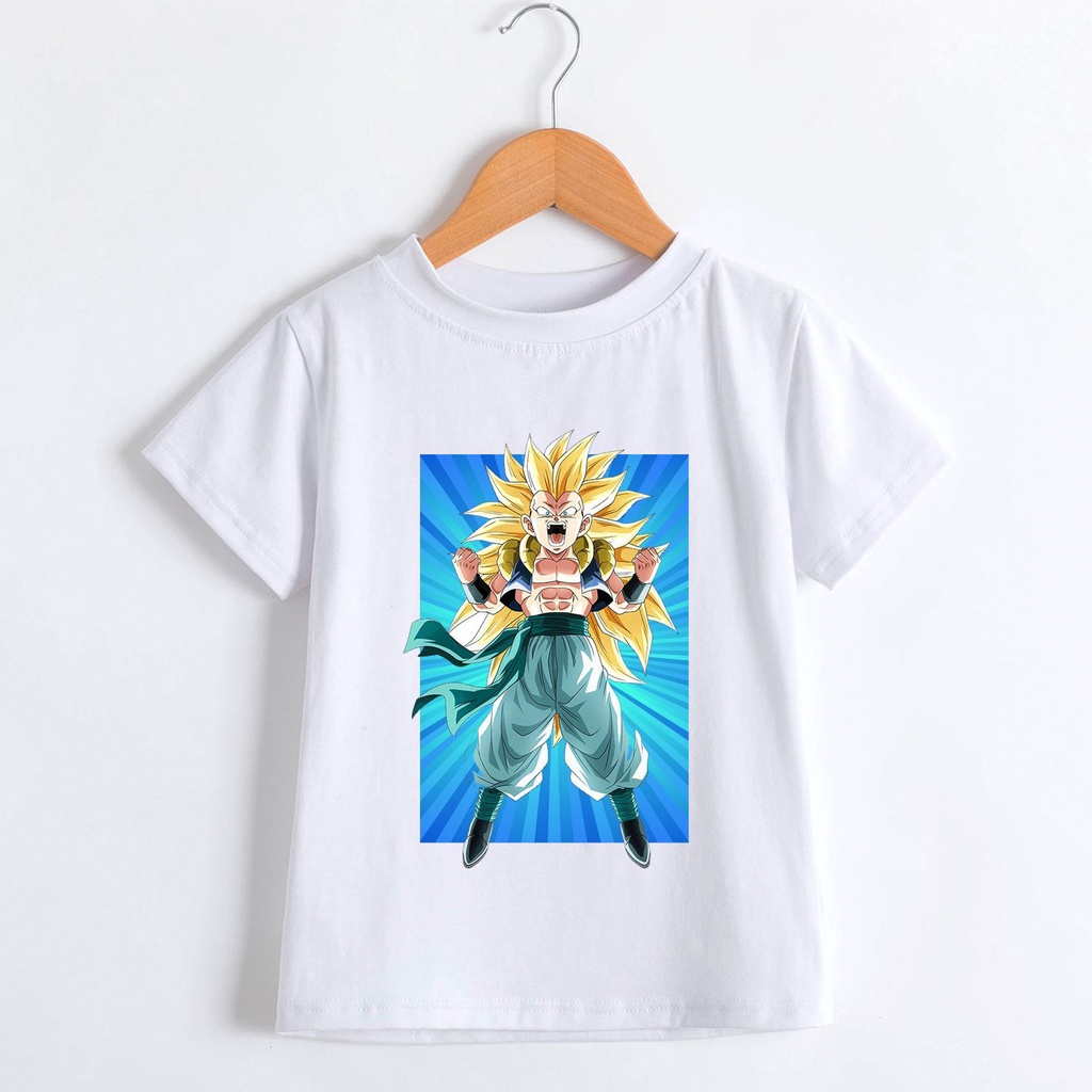 Áo thun bé trai songoku dragon ball hoạt hình dễ thương