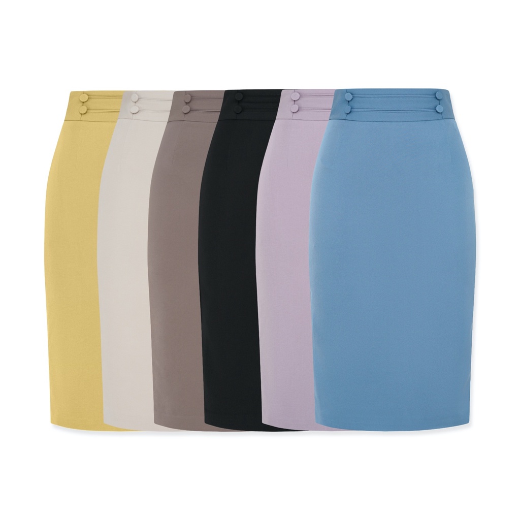 Chân Váy Dáng Ôm Cúc Bọc Thời Trang Công Sở By LEMIA Design - 22Z044