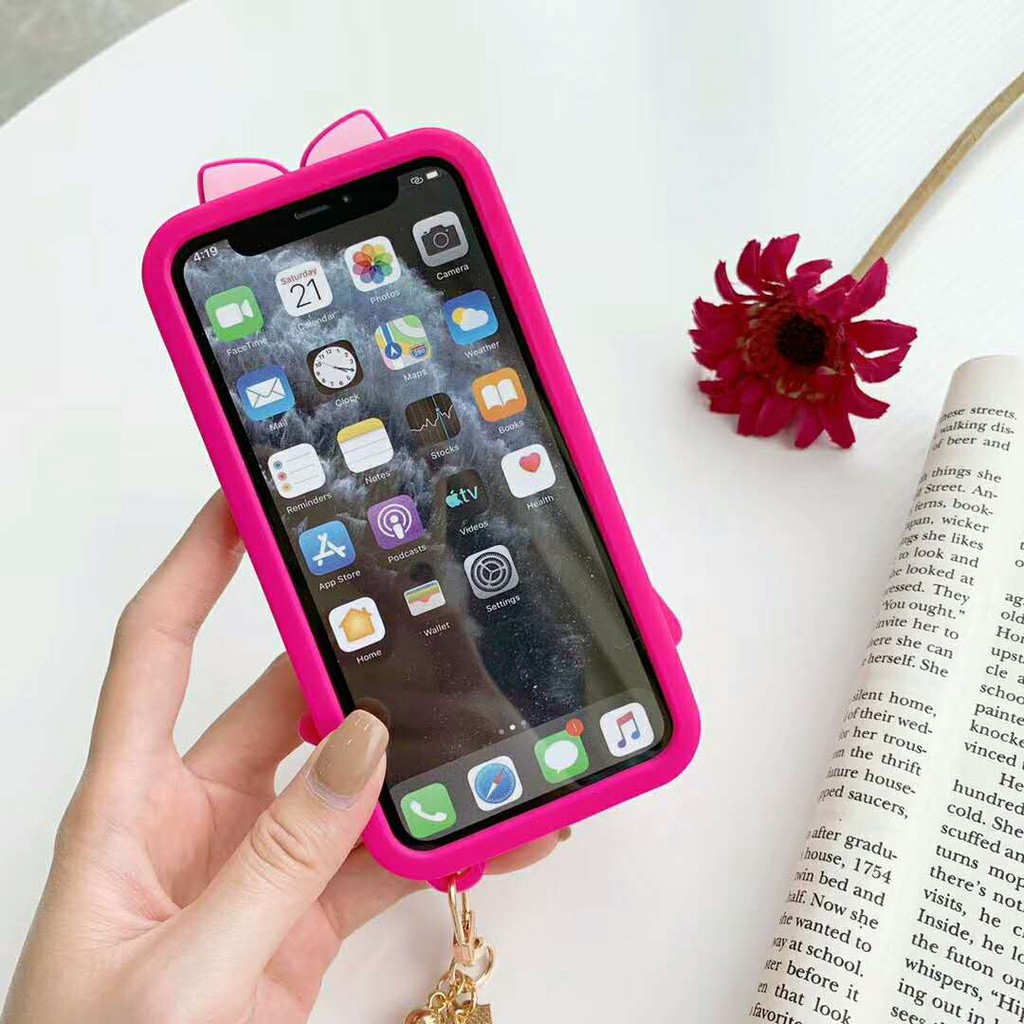 Ốp điện thoại hoạt hình Barbie đáng yêu cho iPhone11 PRO MAX XS XR I8 I7 Plus