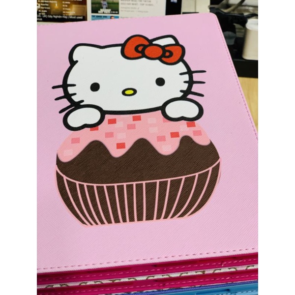 Bao da Samsung Tab A8 X200 X205 kitty doremon siêu dễ thương hàng chuẩn loại 1