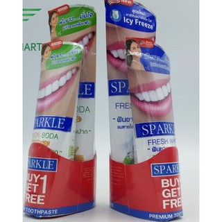 Kem Đánh Răng SPARKLE Fresh White tuýp 100g tặng kèm tuýp 60g