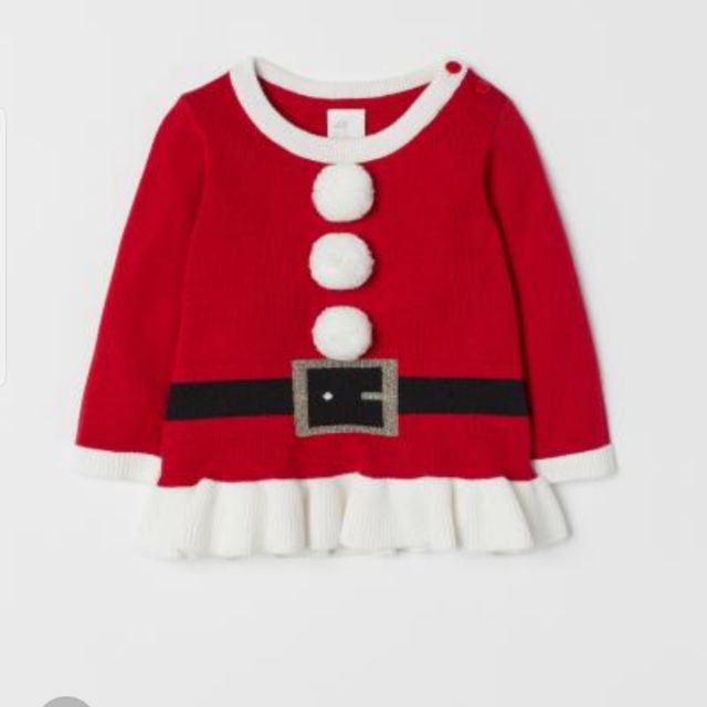 Áo len noel santa baby HM authentic vợt sale