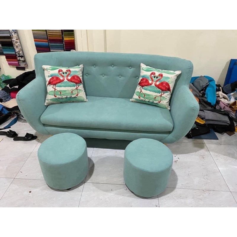 Đôn bàn trang điểm , đôn sofa bọc nỉ