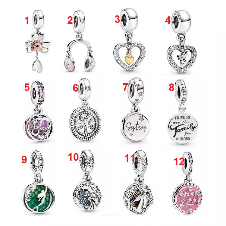 Tổng hợp các mẫu charm treo tại Trang sức bạc Venus2