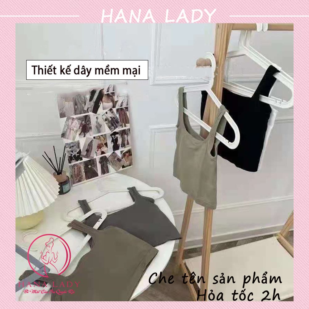 Áo ba lỗ cổ U gợi cảm - Croptop thun quyến rũ sexy BL035