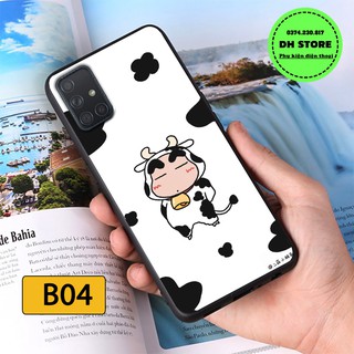 Ốp lưng Samsung A31 - Samsung A51 - Samsung A71 in hình bò sữa đáng yêu, chất liệu in UV cao cấp bền đẹp.