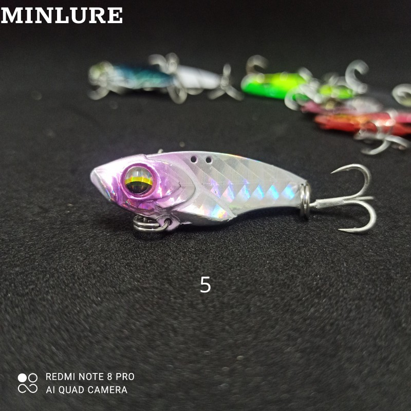 Mồi câu lure cá lóc R45 10gr 14gr - mồi giả cá sắt r45 lưỡi BKK Minlure