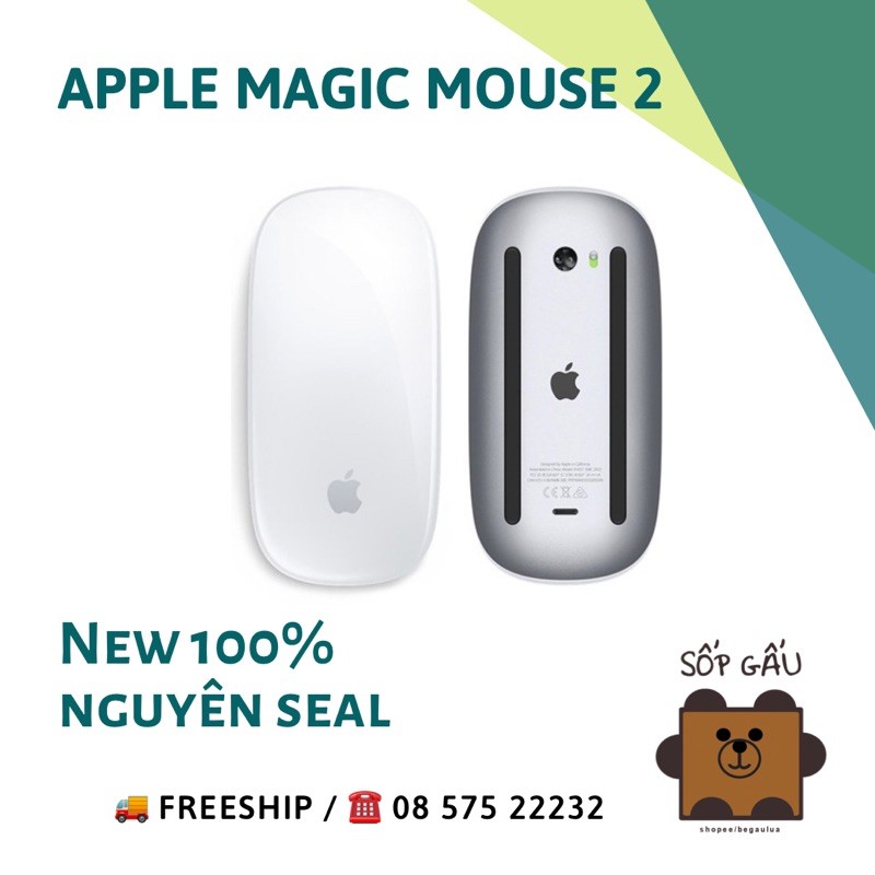 [New Seal] Chuột Apple Magic mouse 2 MLA02LL - Hàng mới New 100%