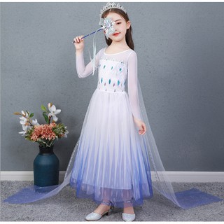 Váy công chúa Elsa Frozen 2 dài tay cho bé