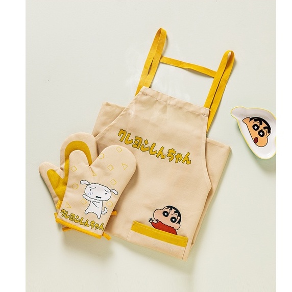 TẠP DỀ VÀ GĂNG TAY SHIN CẬU BÉ BÚT CHÌ BẰNG COTTON