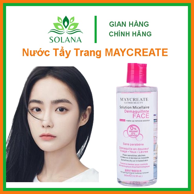 Nước tẩy trang MayCreate 300ml SOLANA
