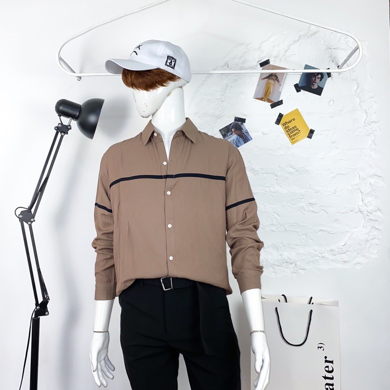 [9 Mã SALE] Áo Sơ Mi Nam Form Rộng Dài Tay Chất Vải Đũi Mềm Phong Cách Hàn Quốc Play Boys | BigBuy360 - bigbuy360.vn