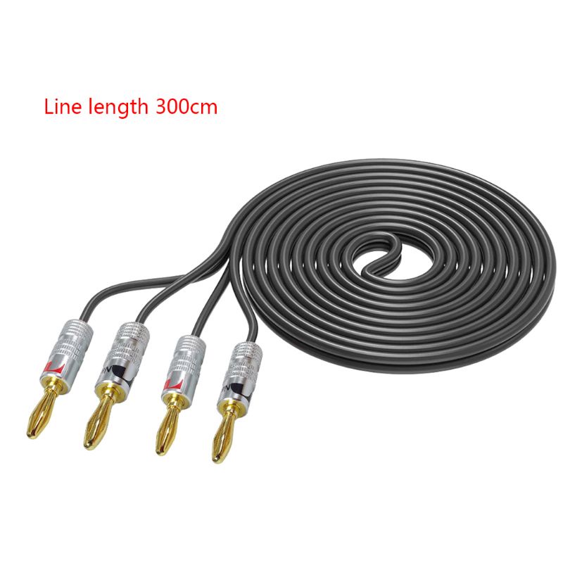 Dây Cáp Phích Cắm Bắp Chuối Cho Loa Hifi