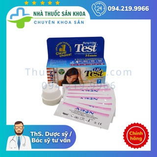 Que thử rụng trứng abon, hộp 7 test thử rụng trứng lh