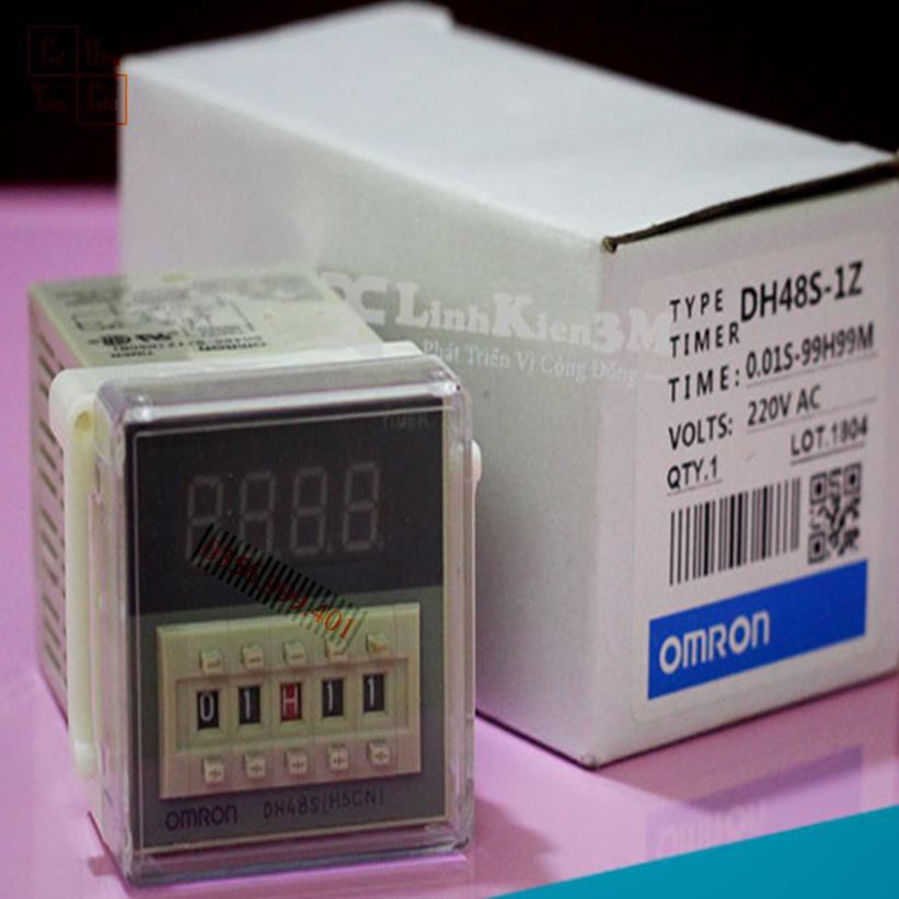 Rơle thời gian (Timer) Omron DH48S-1Z DH48S-2Z, DH48S-S (Kèm đế) Relay thời gian Công tắc hẹn giờ DH48S