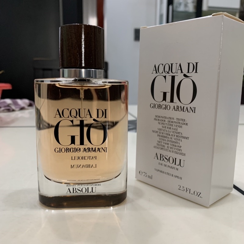 Nước hoa nam tester acqua di gio absolu edp 75ml