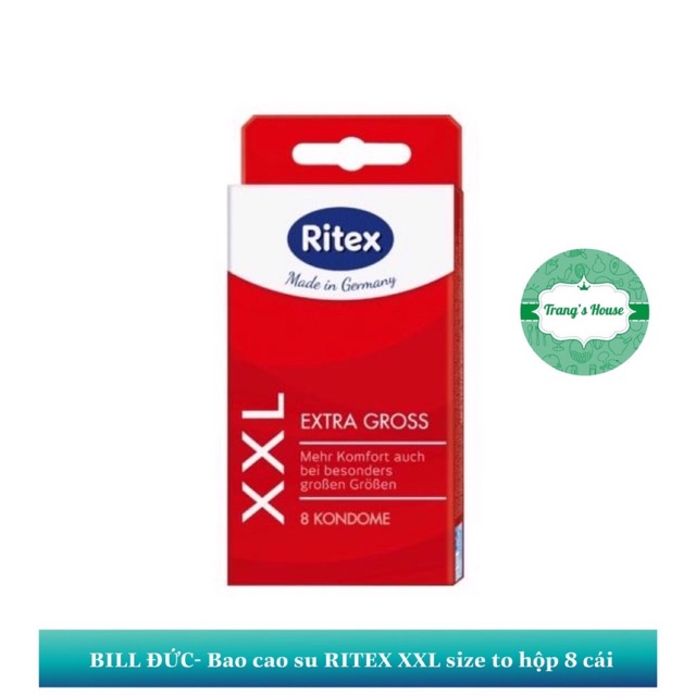 Bao cao su Ritex XXL cỡ to