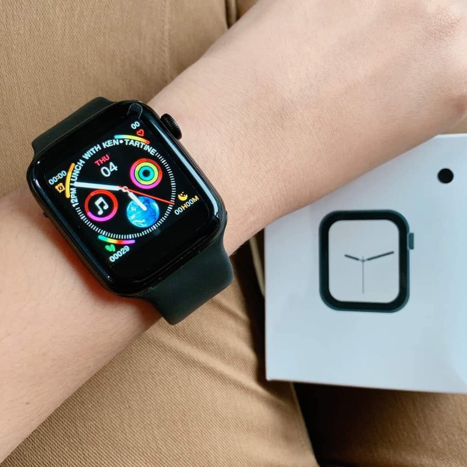 Đồng Hồ Thông Minh W34 iWatch Series 4 Hỗ Trợ Tiếng Việt Nghe Gọi - Đồng Bộ Thông Báo Từ Điện Thoại Qua Bluetooth