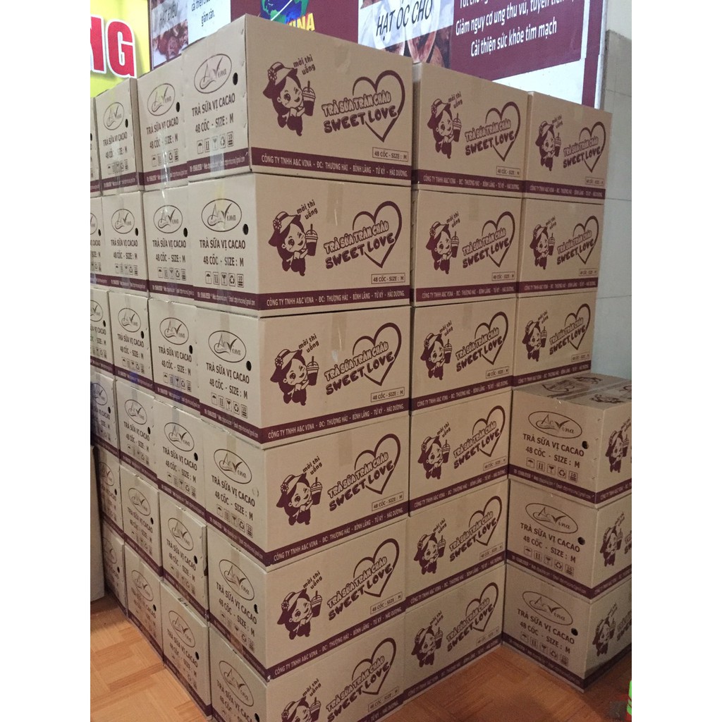 [RẺ VÔ ĐỊCH] TRÀ SỮA TRÂN CHÂU SWEET LOVE ĐÓNG HỘP TIỆN LỢI TỰ PHA | BigBuy360 - bigbuy360.vn