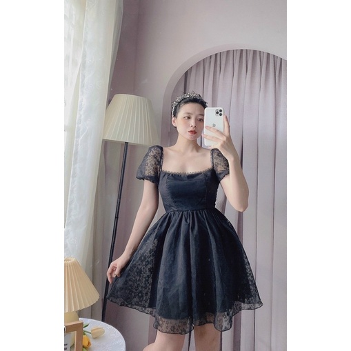 n3-Đầm ren tay còn Đan dây lưng xoè:200k