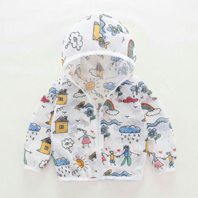 [ loại 1 mác xanh ]Áo chống nắng chống tia UV cho bé hàng Quảng Châu