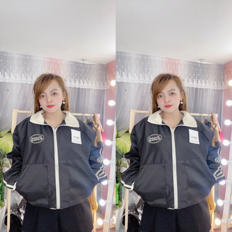Khoác bigsize  khoác dù 2 lớp kèm hình thật