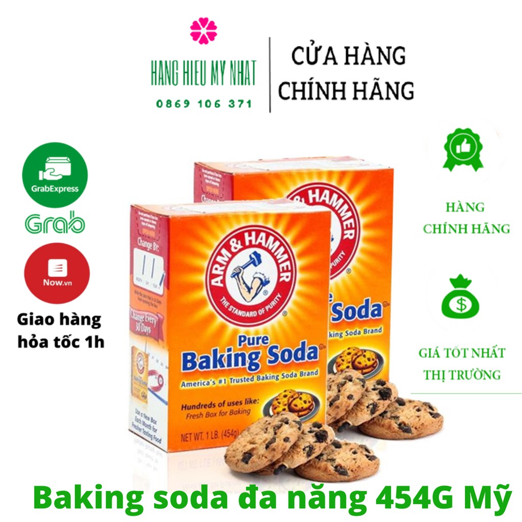 ( SALE 5 THÙNG GIÁ GỐC 30.4) Bột baking soda đa công dụng 454g date 6.2023